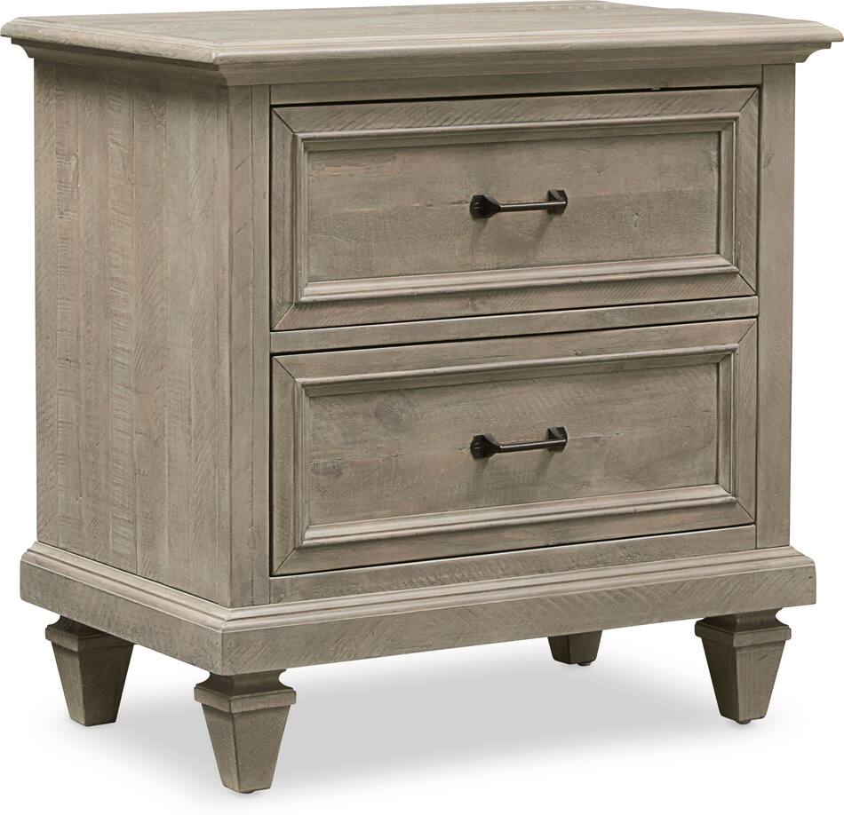 Harrison 6Piece Bedroom Set with Nightstand, Dresser and Mirror