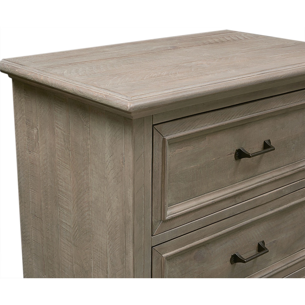 harrison gray nightstand   