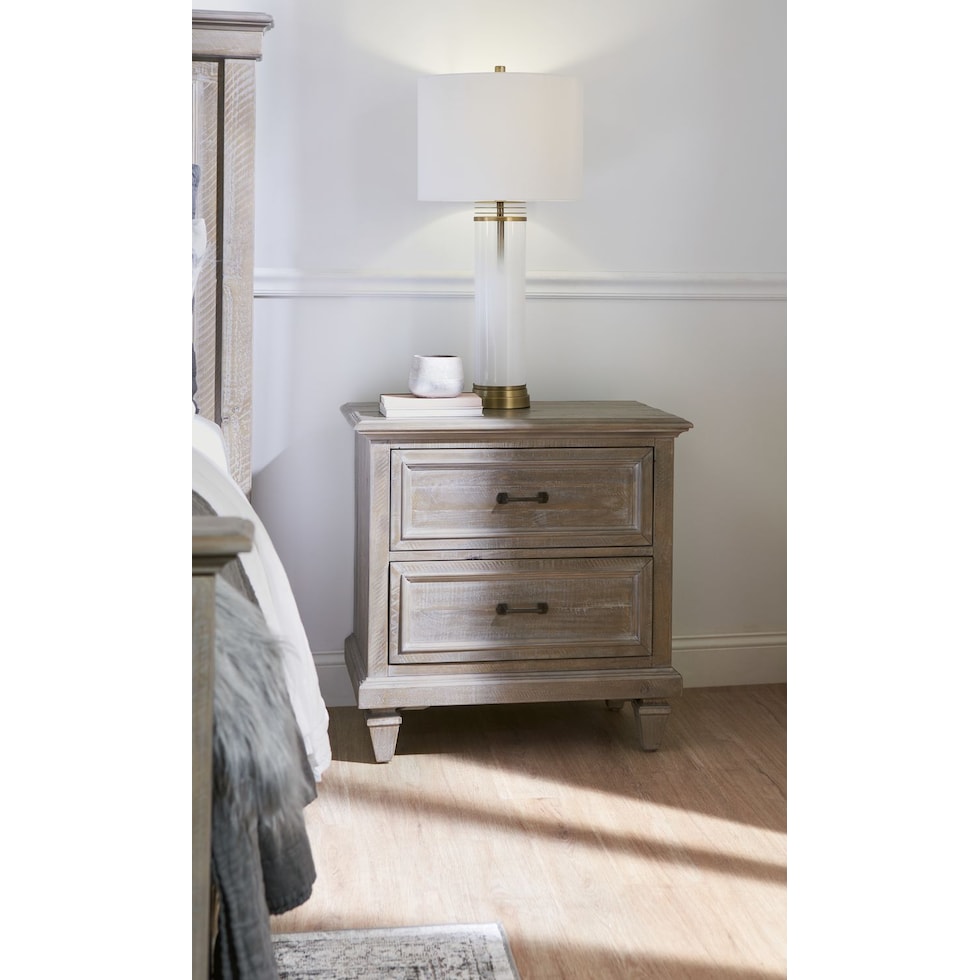 harrison gray nightstand   