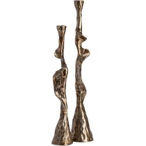 harrow gold candleholders   