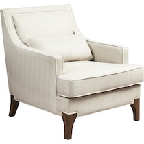 harry white accent chair   