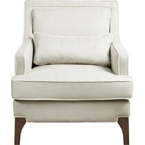 harry white accent chair   