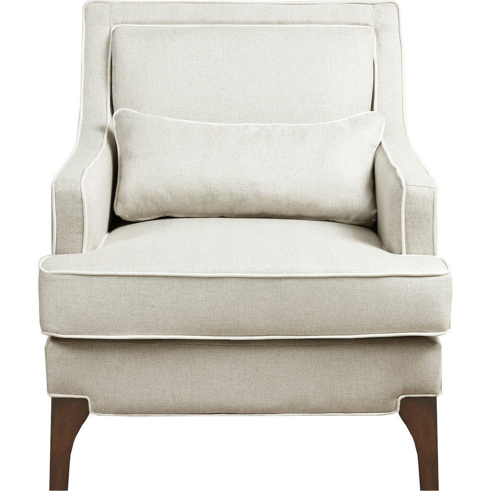 harry white accent chair   