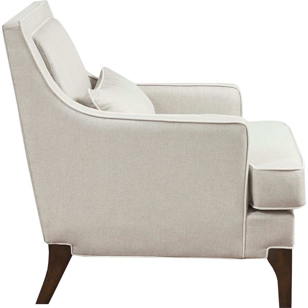 harry white accent chair   