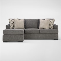 hartford gray sofa chaise   