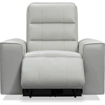 hartley gray recliner   