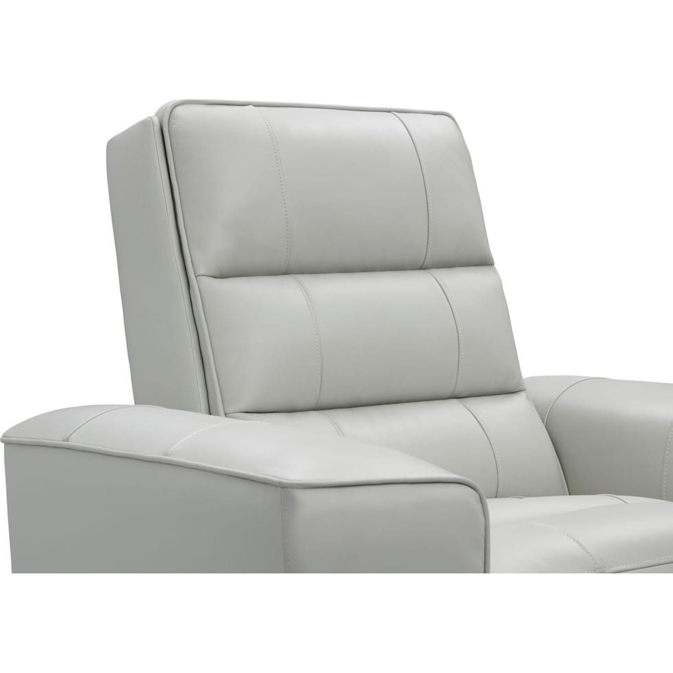 hartley gray recliner   