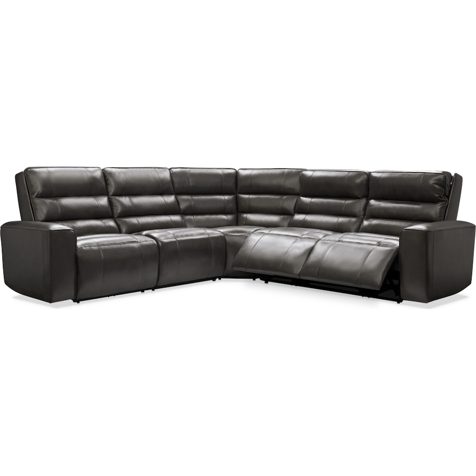 hartley gray sectional   