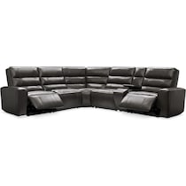 hartley gray sectional   