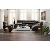 hartley gray sectional   