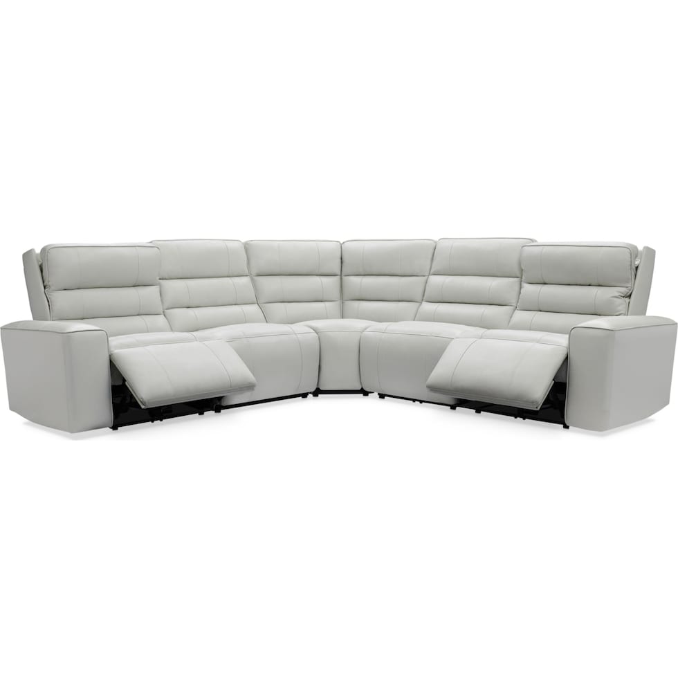hartley gray sectional   