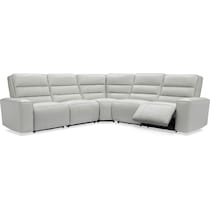 hartley gray sectional   