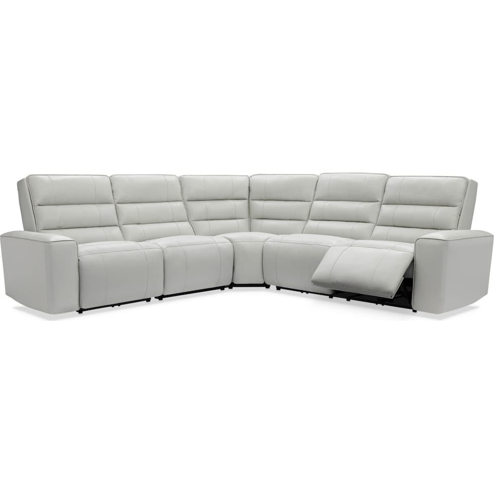 hartley gray sectional   