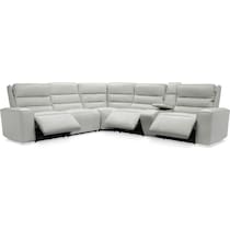 hartley gray sectional   
