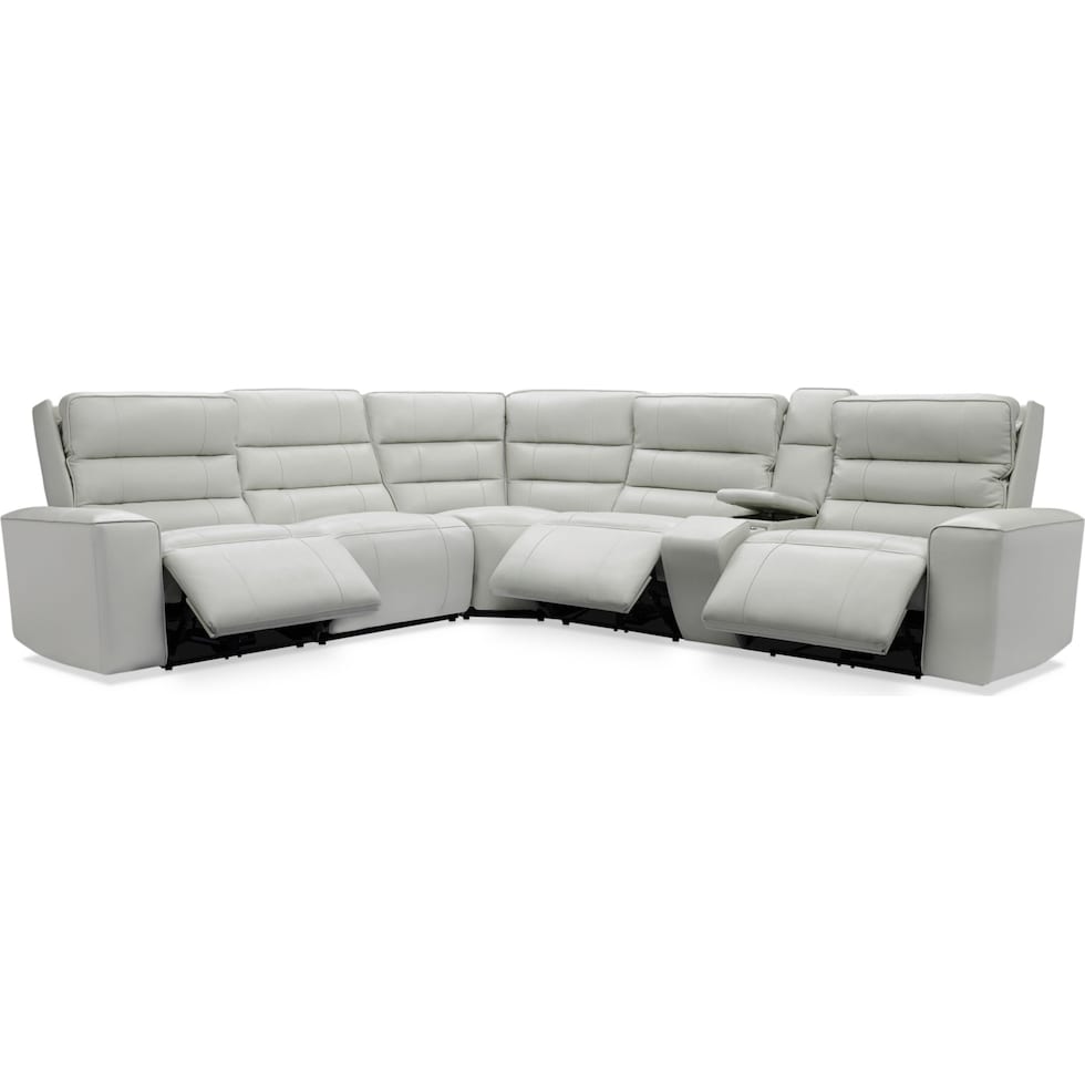 hartley gray sectional   