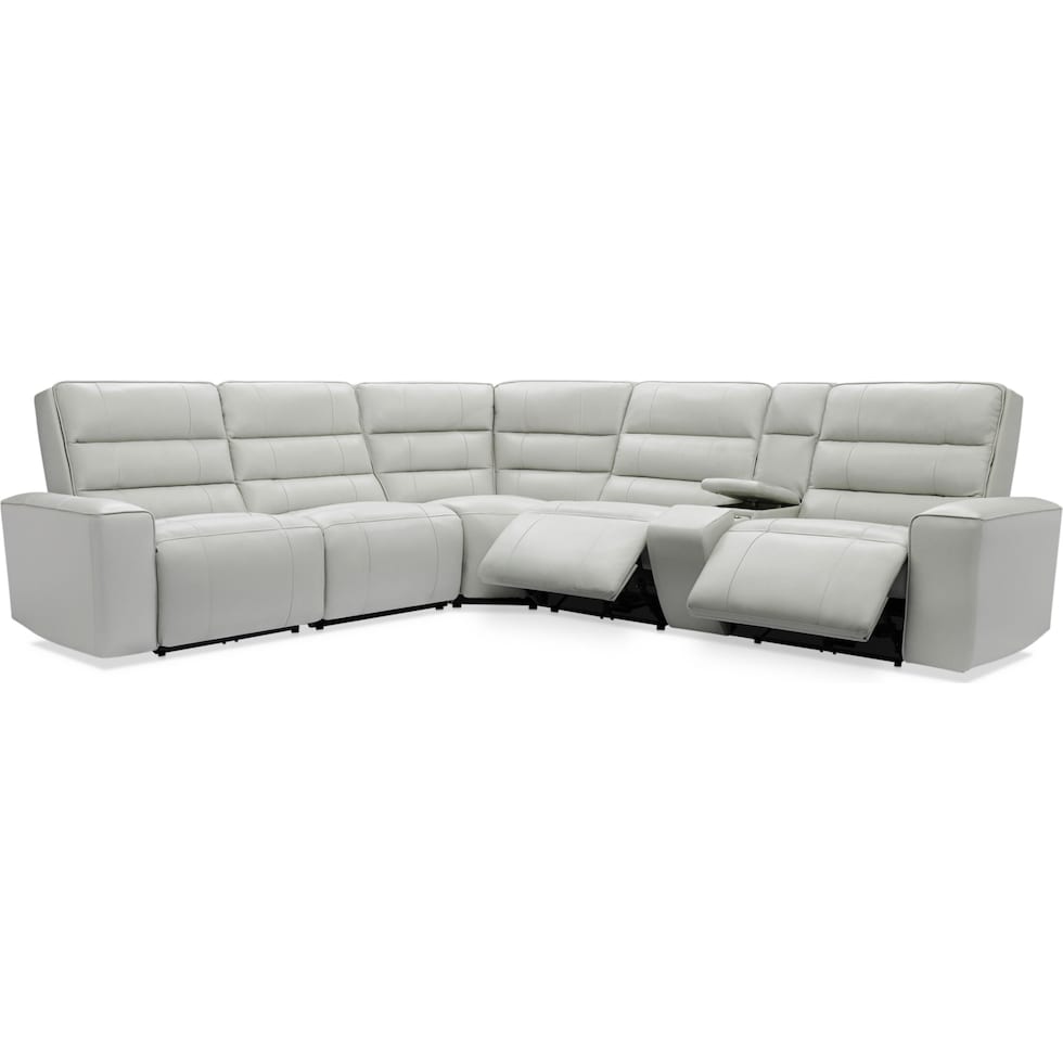 hartley gray sectional   