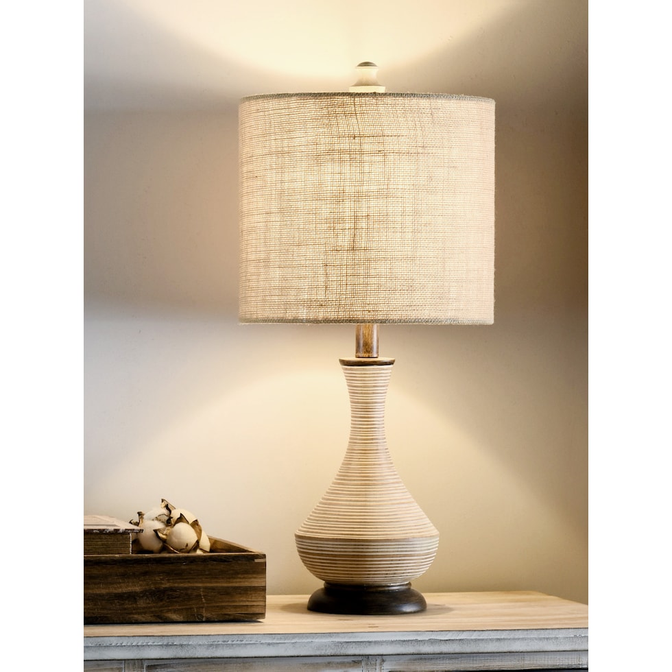 haruki beige table lamp   