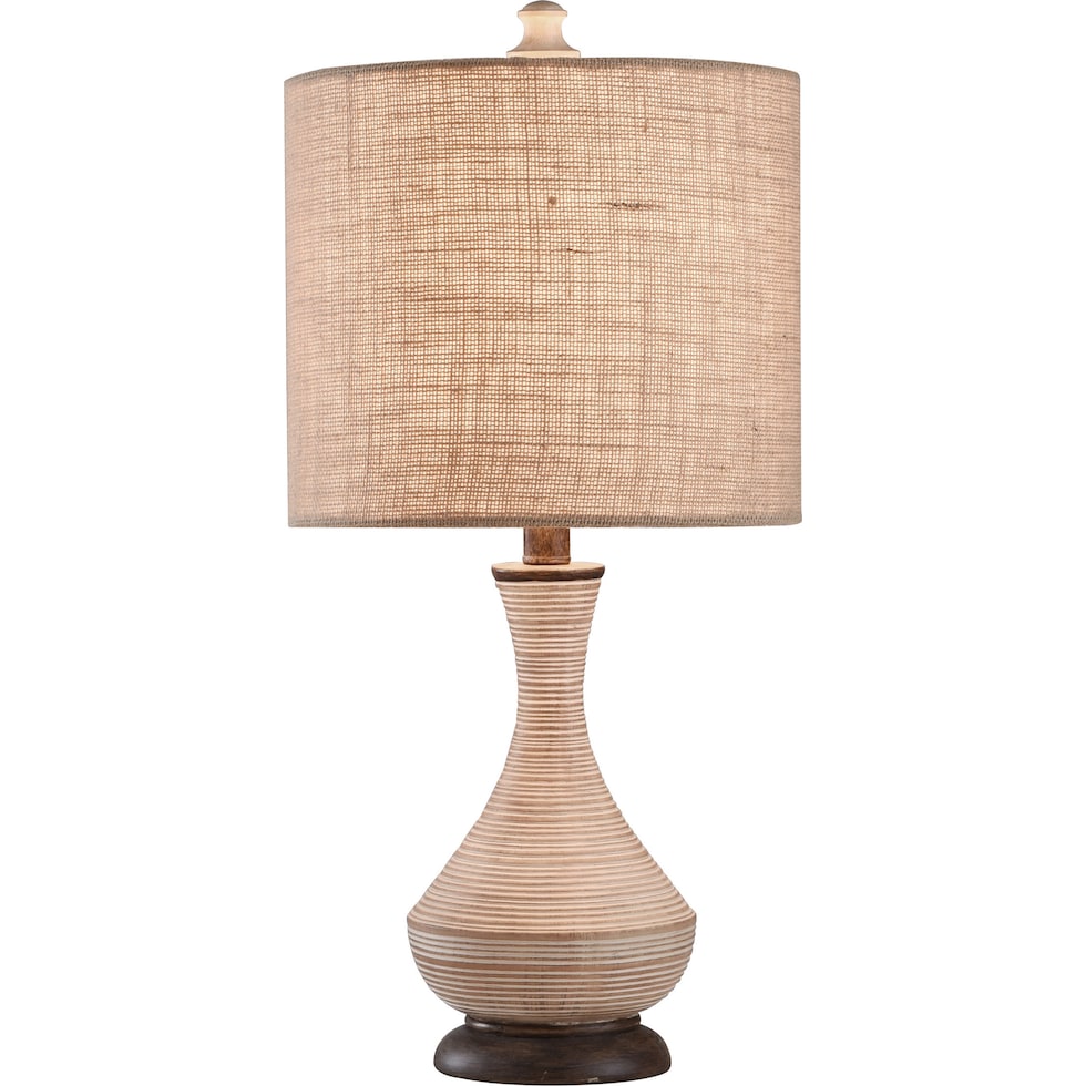 haruki beige table lamp   