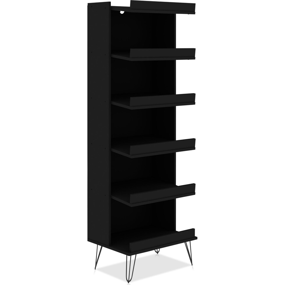 harvard black shoe rack   