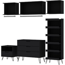 harvard black wardrobe   