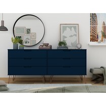 harvard blue dresser   