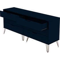 harvard blue dresser   