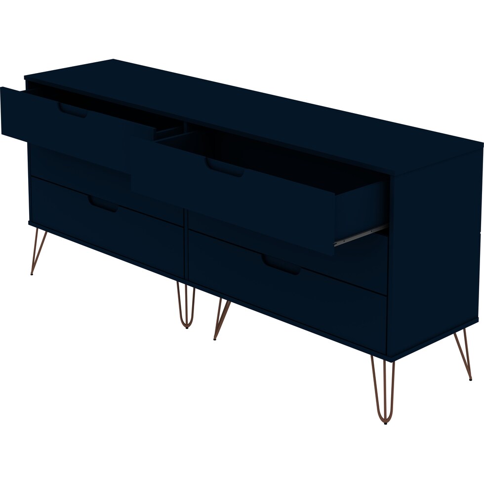 harvard blue dresser   