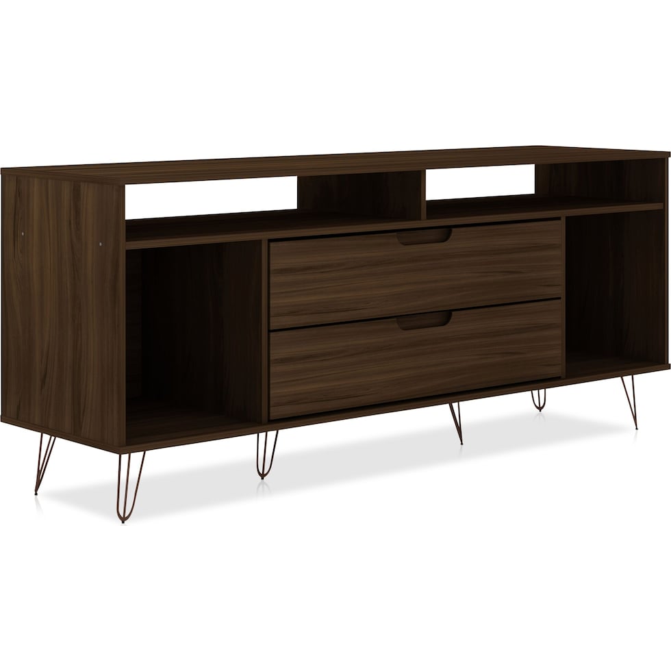 harvard dark brown tv stand   