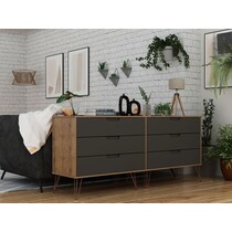 harvard natural gray dresser   