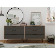 harvard natural gray dresser   