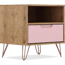 harvard natural rose nightstand   