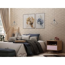 harvard natural rose nightstand   