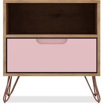 harvard natural rose nightstand   