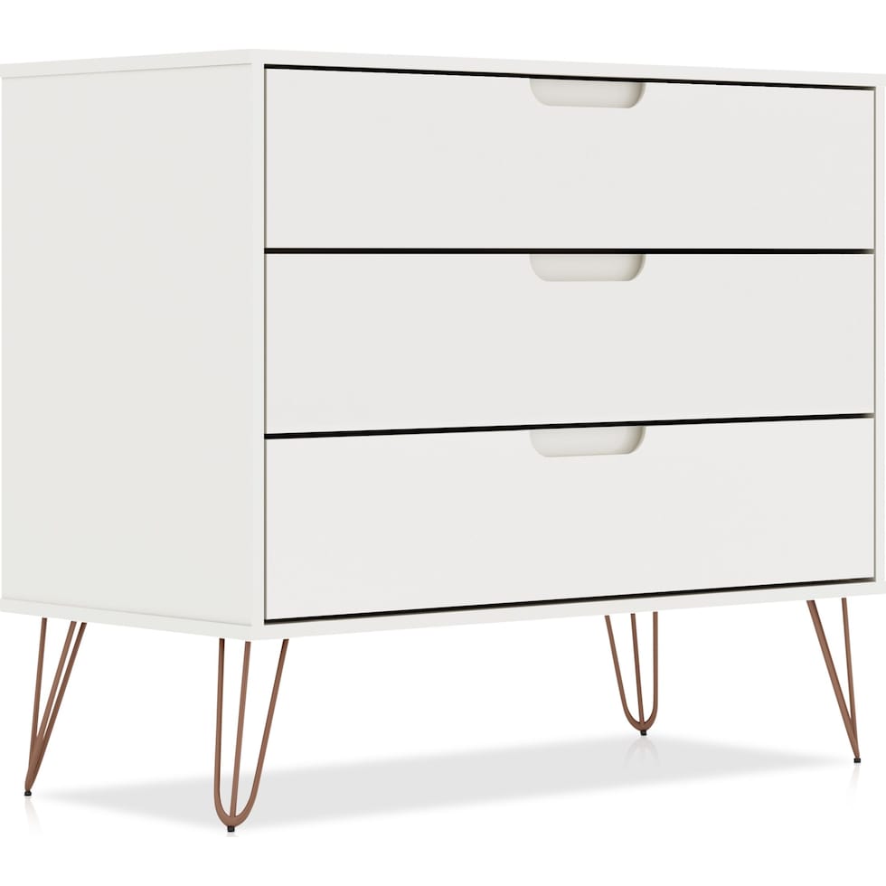 harvard white dresser   