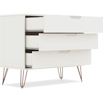 harvard white dresser   