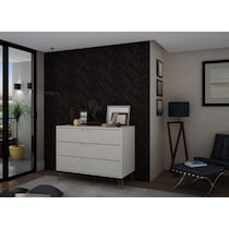 harvard white dresser   