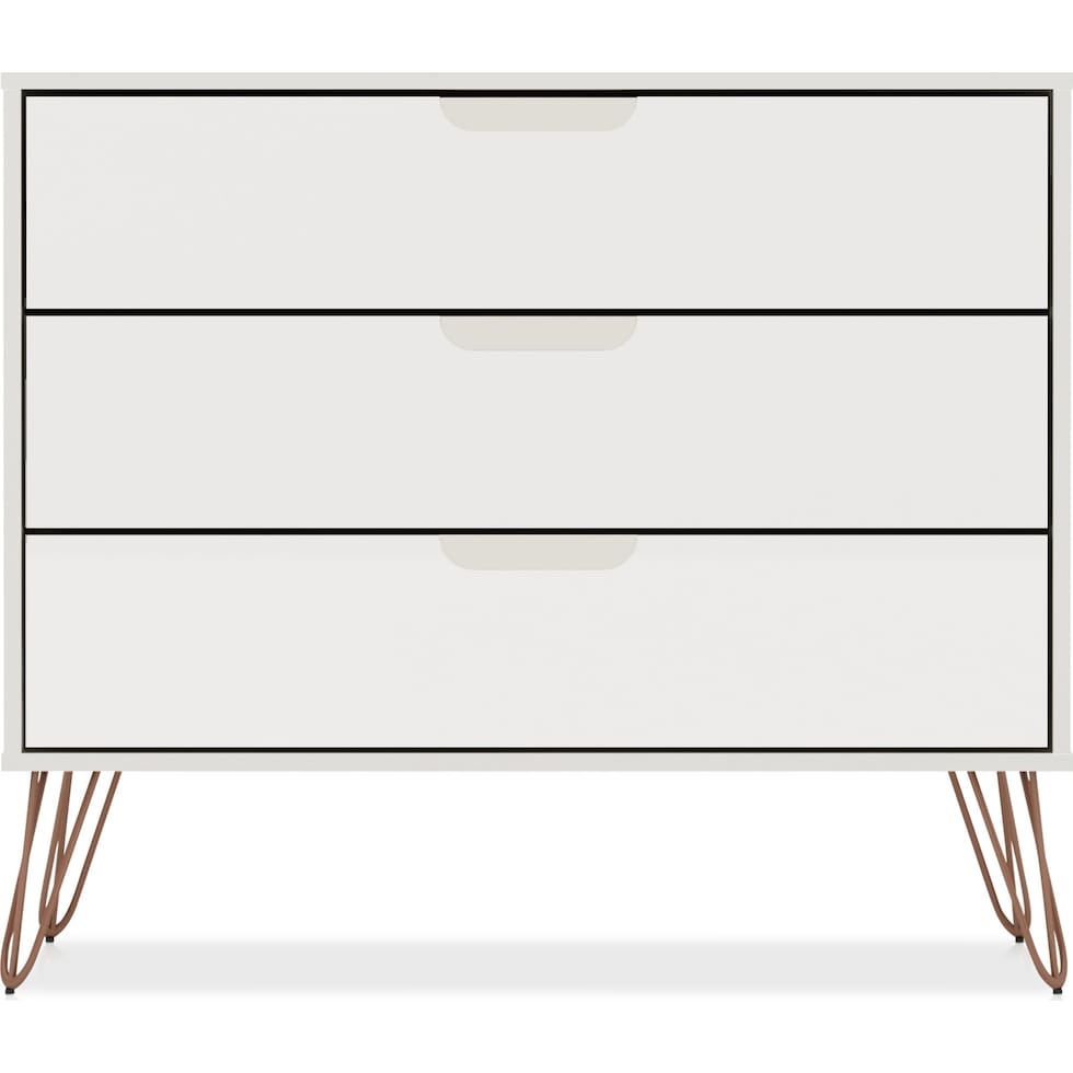 harvard white dresser   