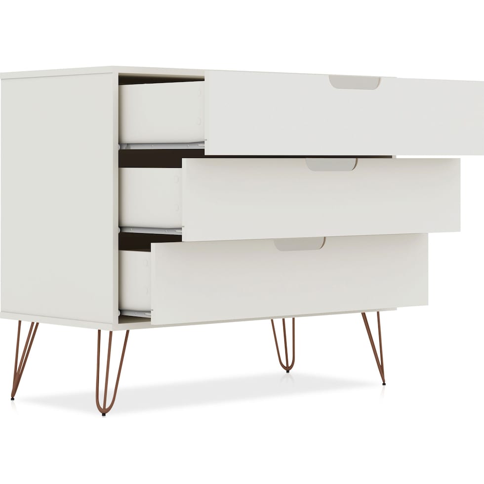 harvard white dresser   