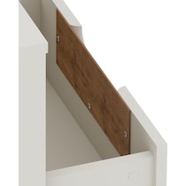 harvard white nightstand   