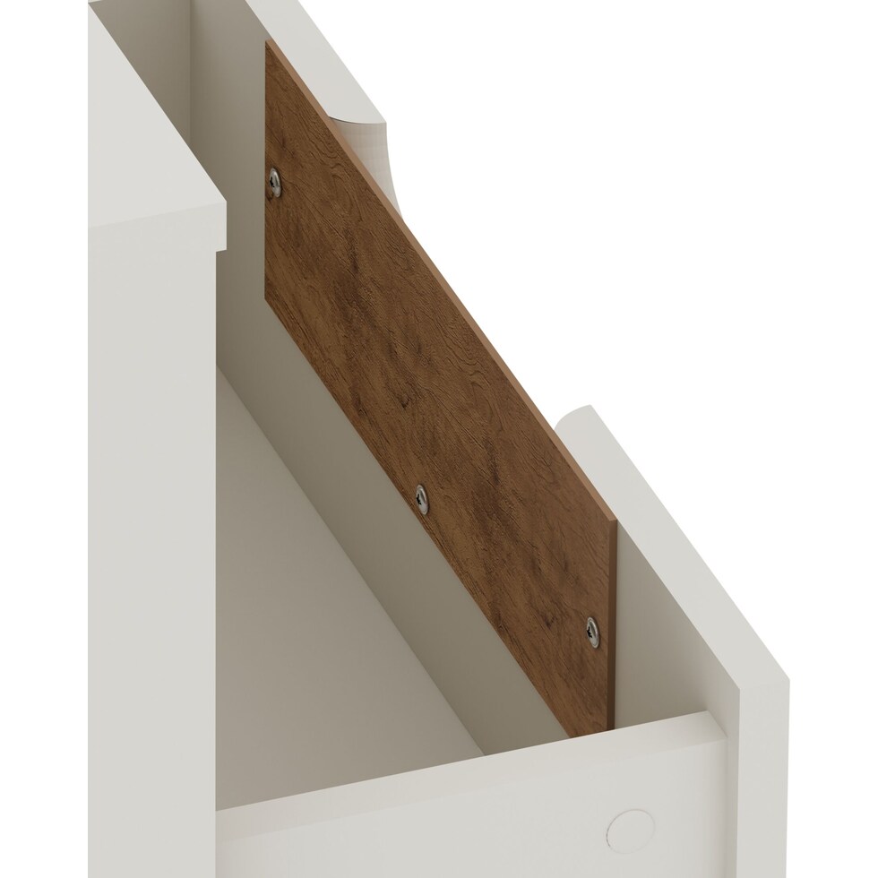 harvard white nightstand   