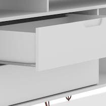 harvard white tv stand   