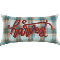 harvest red accent pillow   