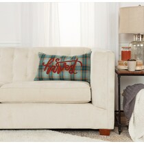 harvest red accent pillow   