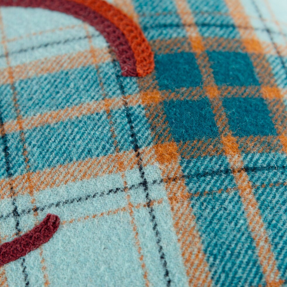 harvest red accent pillow   