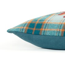 harvest red accent pillow   