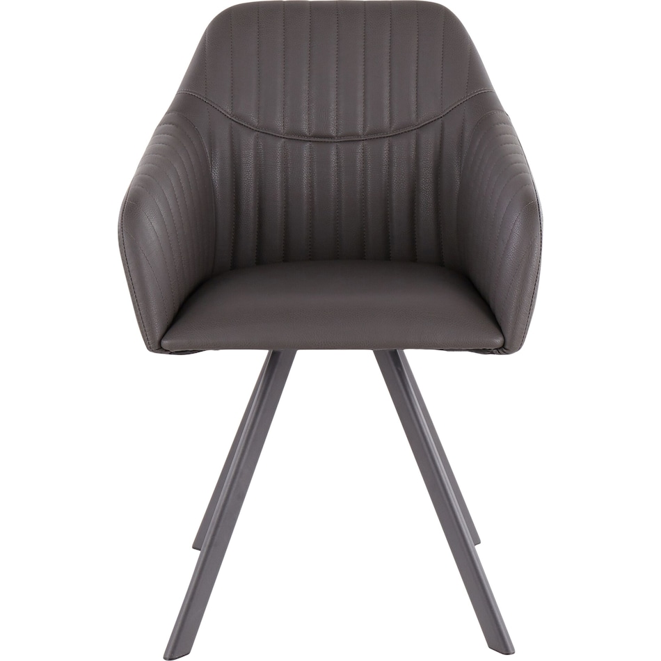 harvey gray dining chair   