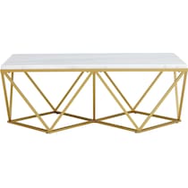 harville white coffee table   