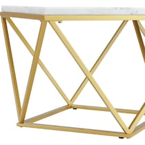 harville white coffee table   