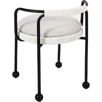 harwich white outdoor dining chair   