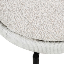 harwich white outdoor dining chair   